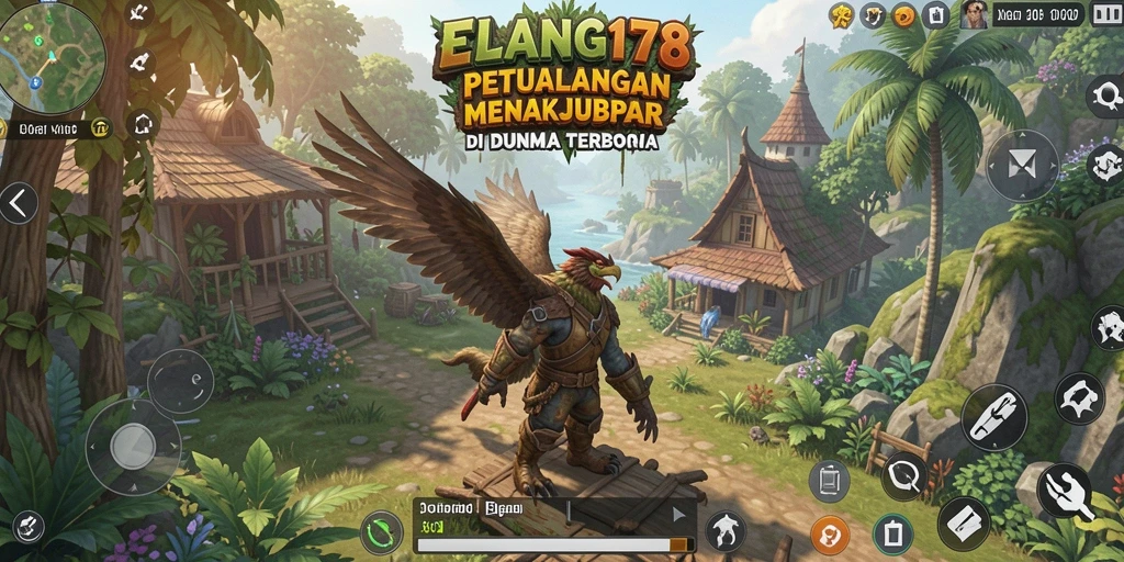 Tangkapan layar menampilkan petualangan dalam dunia terbuka yang menakjubkan.