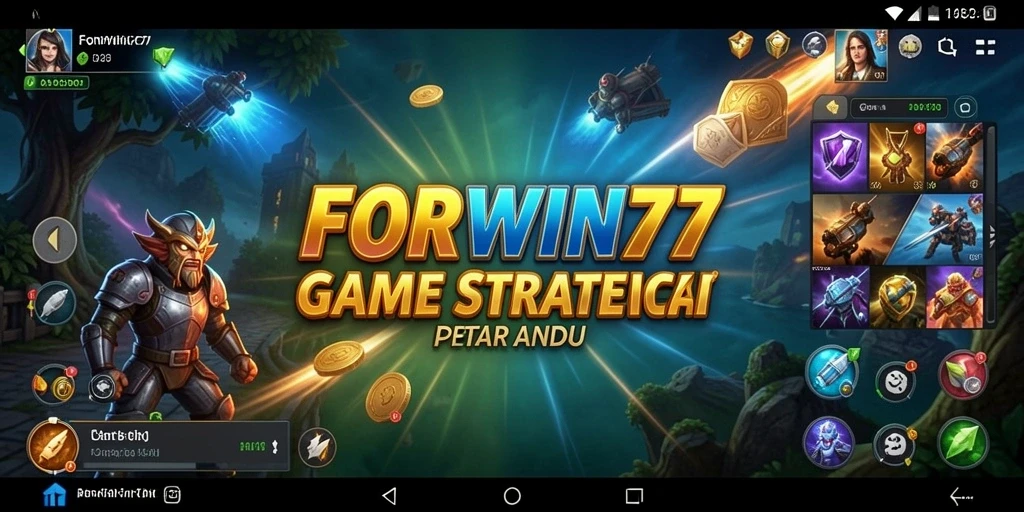 Tampilan gameplay FORWIN77 yang seru dan menegangkan.
