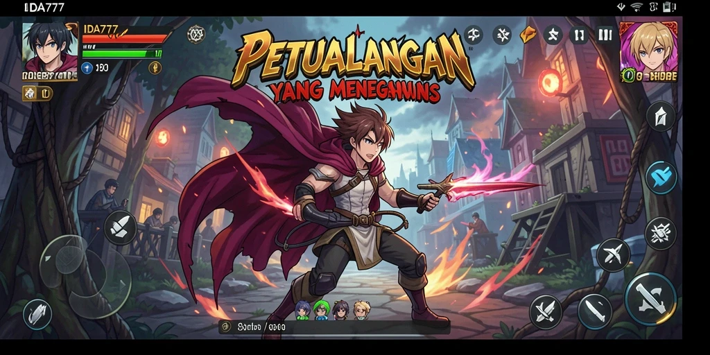 Tampilan seru dari gameplay <strong>IDA777</strong> dengan karakter Anime yang mendebarkan.