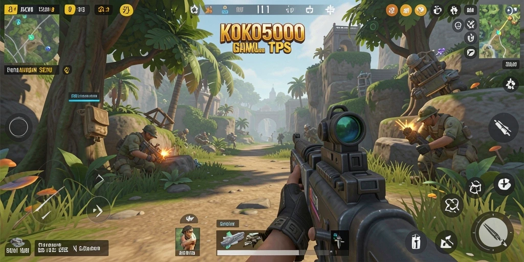 Screenshot menampilkan gameplay seru KOKO5000 dengan aksi mendebarkan.