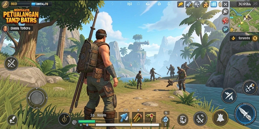 Tangkapan layar MENYALA78 menampilkan gameplay Open World yang kaya.
