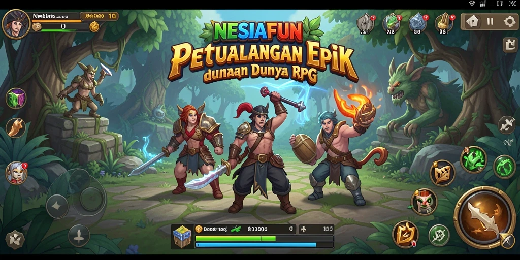 Gameplay RPG menarik dengan grafis yang memukau dan cerita mendalam.