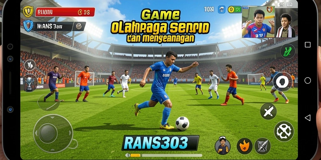 Tampilan gameplay RANS303 yang mendebarkan saat pertandingan berlangsung.