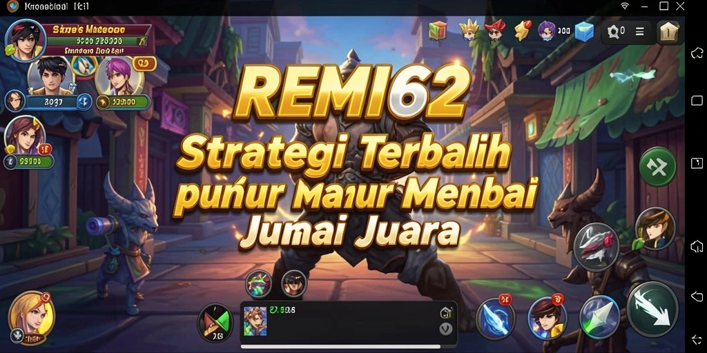 Tampilan gameplay seru dalam REMI62 dengan aksi strategi mendebarkan.