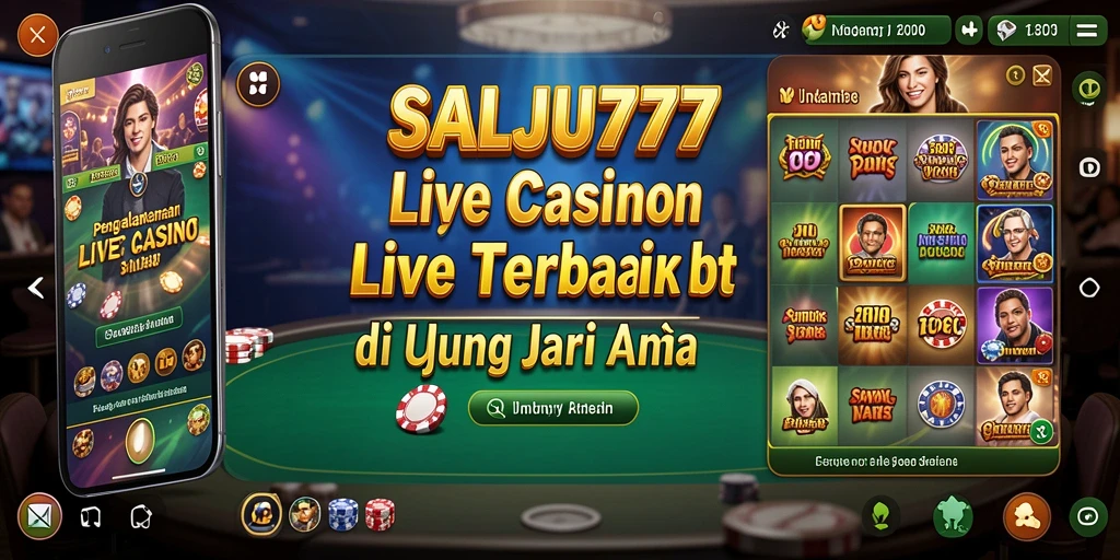 Tampilan gameplay Live Casino yang seru dan menarik di SALJU777.
