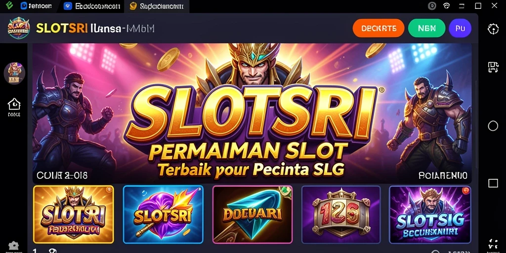 Tampilan gameplay SLOTSRI yang menarik dan seru.