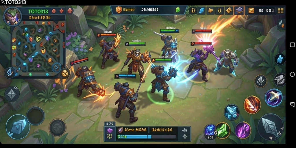 Tampilan gameplay epik di TOTO313 dengan aksi seru dan strategi tim.