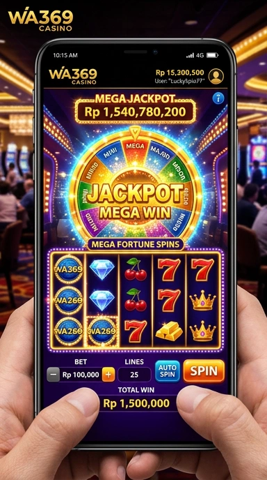 Tampilan utama aplikasi wa369 yang sederhana dan mudah digunakan.